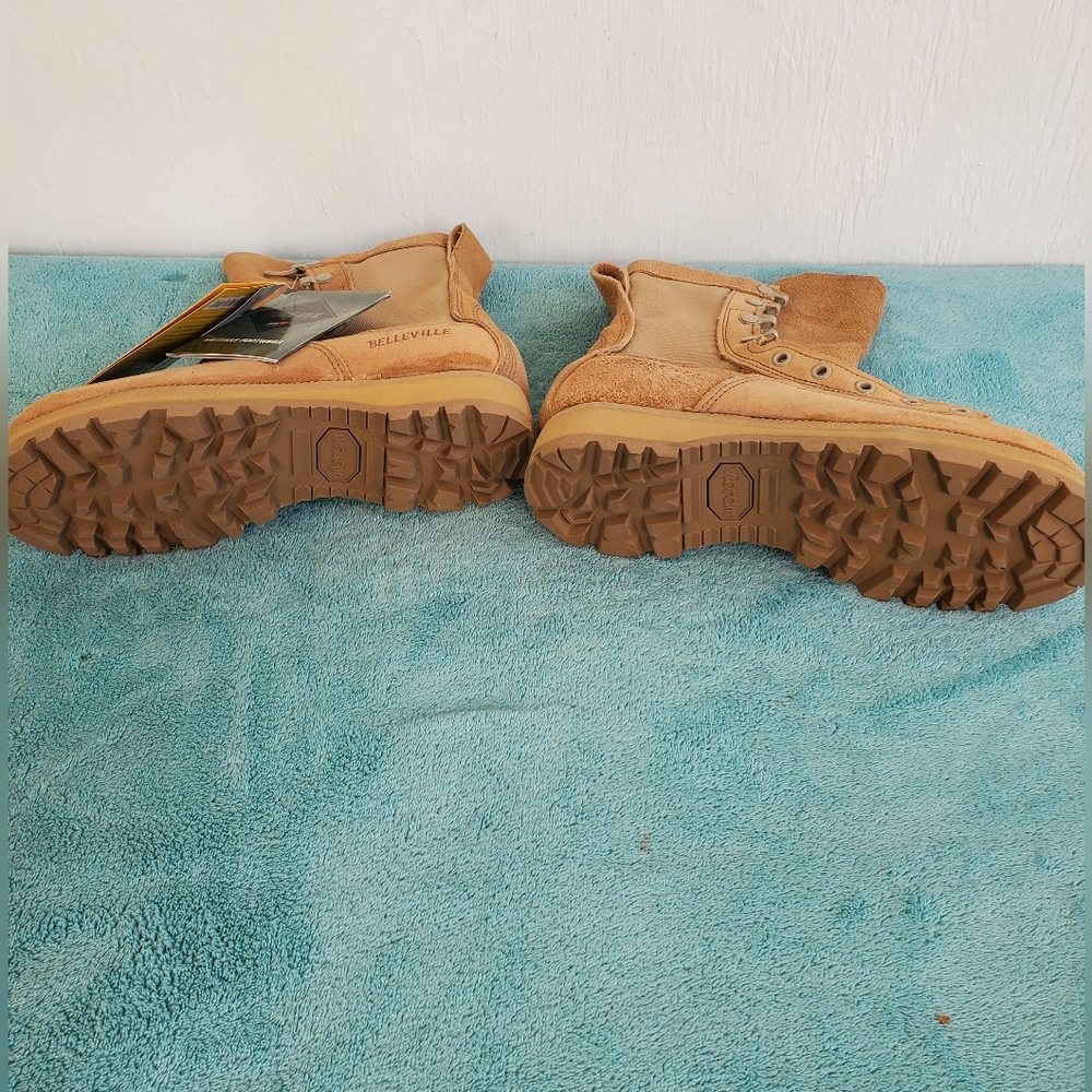 NWT Belleville Gore-Tex Military Footwear tan Combat boots size 5.5 - Picture 5 of 8